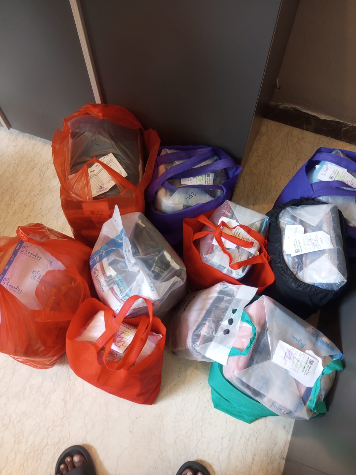 Hasil laundry siap diantar LaundryOn Malioboro